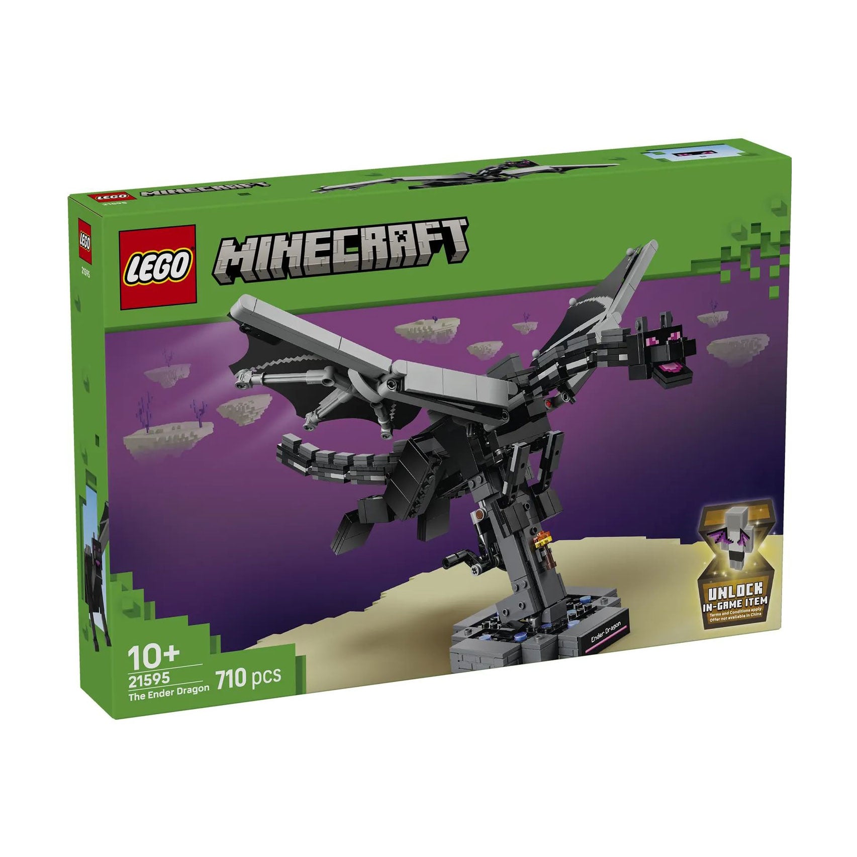 Конструктор LEGO Minecraft Дракон Краю, 710 деталей, від 10 років (21595)